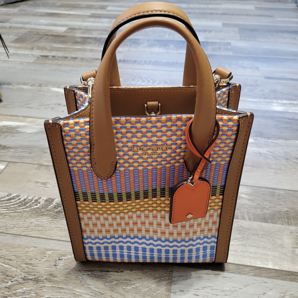 Kate Spade Manhattan Striped Mini Tote - Picture 4 of 10